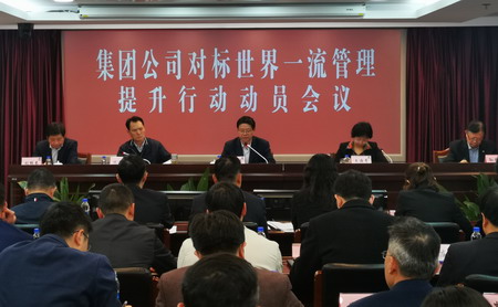 赏金国际集团召开对标世界一流管理提升行动动员会议